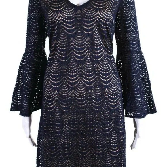Lilly Pulitzer navy blue dress nwt perfect large - Picture 4 of 8